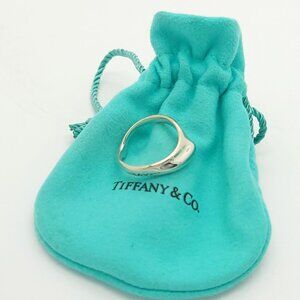 Vintage Tiffany & Co. Sterling Silver Elsa Peretti Curve Band Ring Size 6 Spain